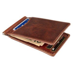 SLIM Front Pocket Minimalist Money Clip (Vintage)